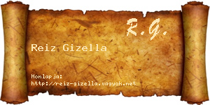 Reiz Gizella névjegykártya